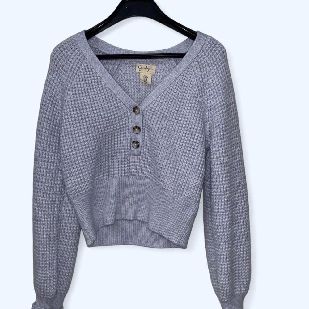 Jessica simpson knit blue cardigan
